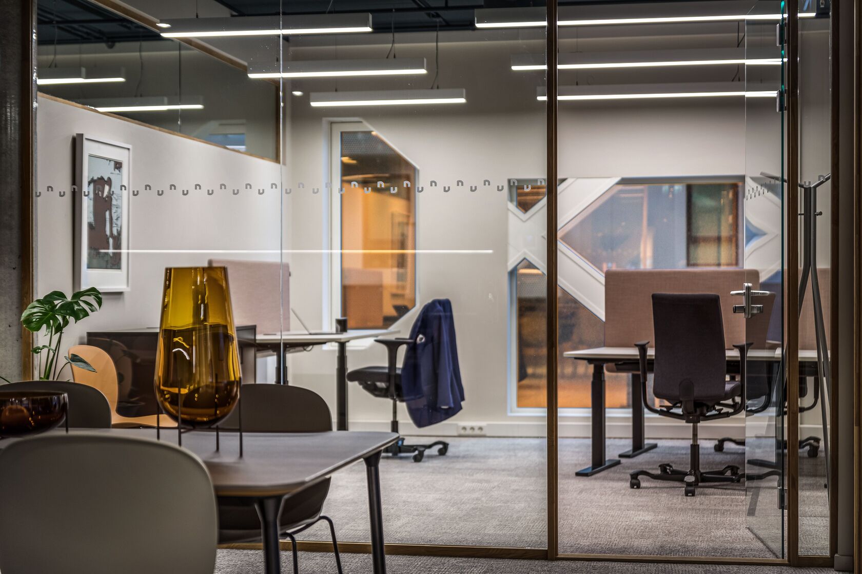 Nøstet kontormiljø